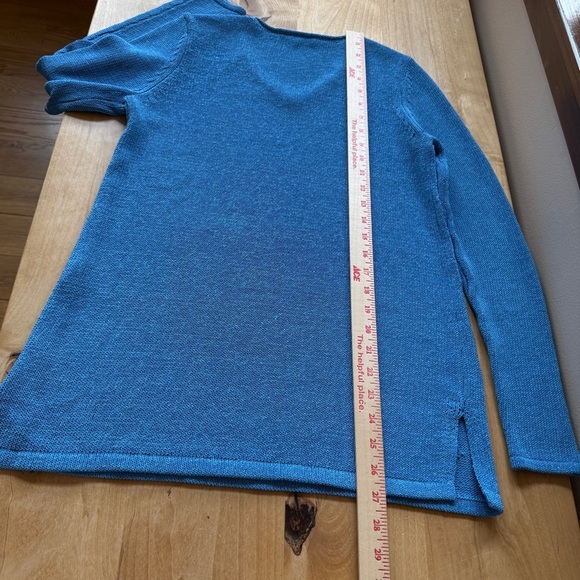 J MCLAUGHLIN CALLUM SWEATER S V NECK HAVANA KNIT YARN RELAXED CASUAL COASTAL - Picture 9 of 12